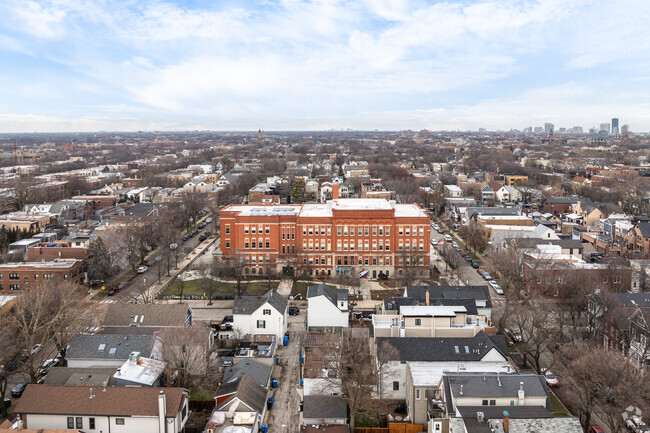 John James Audubon Elementary School is situated in a residential neighborhood.