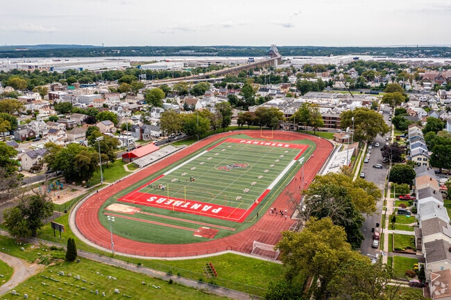 Perth Amboy High School has a newly renovated football field.
