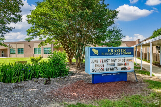 Cyrus P Frazier Elementary School serves over 300 students.