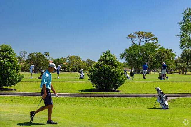 Lely Country Club golfers can practice their game on driving ranges and putting greens at The Palms.