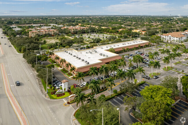 Aerial view of C.G Smith Academy in Sunrise, FL