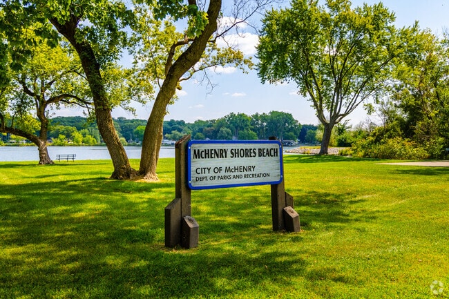 McHenry Shores Beach Park is a waterfront park that is popular spot among local fishers.