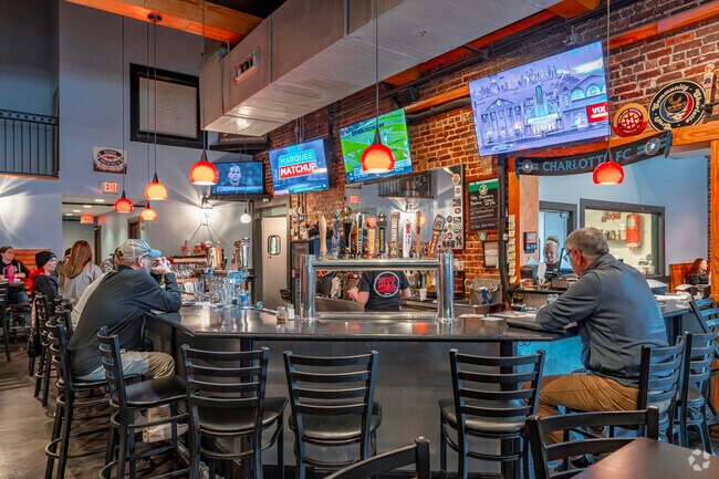 Pleasant City Wood Fired Grille is a popular spot for Shelby locals to gather with friends.