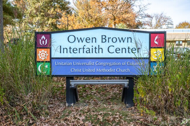 Owen Brown Interfaith Center is conveniently located in Columbia.
