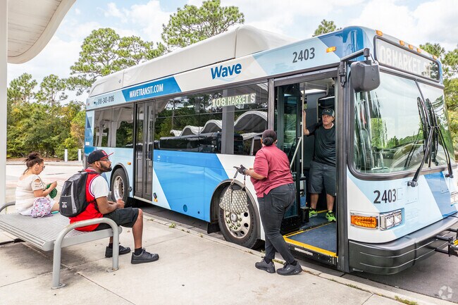 Forden Station makes commuting to and from North College a breeze.