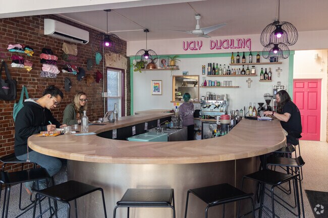 Stop by Ugly Duckling for a coffee and house-made pastry in the West End neighborhood