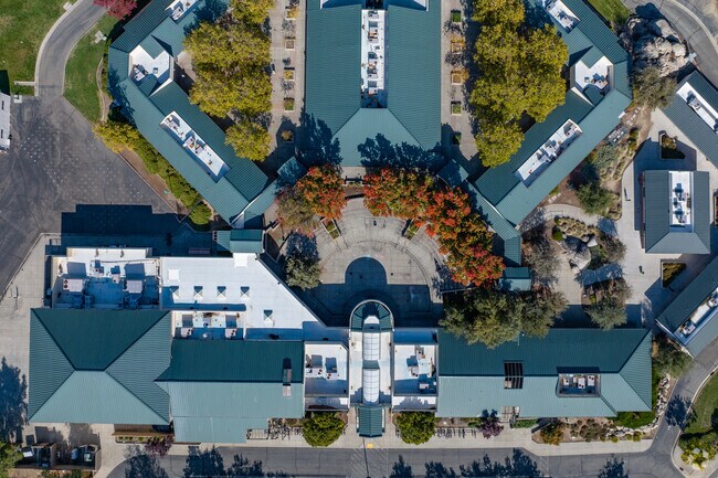 The beautiful campus of Granite Oaks Middle School includes modern amenities for students.