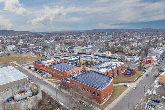 Learn at the John S. Martinez School at 100 James St, New Haven, CT 06513.