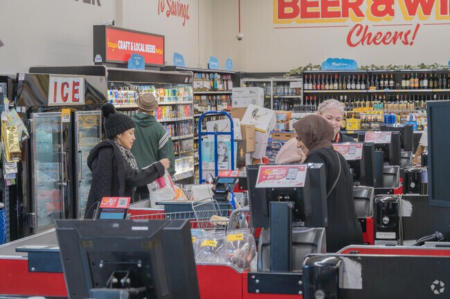 Some Saltair Hills locals shop for groceries at the nearby Grocery Outlet.