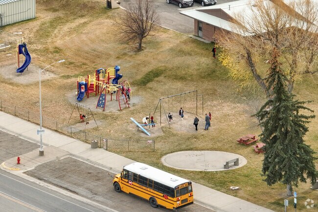 The playground at Cut Bank's City Park is popular with residents.
