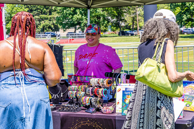 Handmade items are always a hit at town events in Plainfield, NJ.