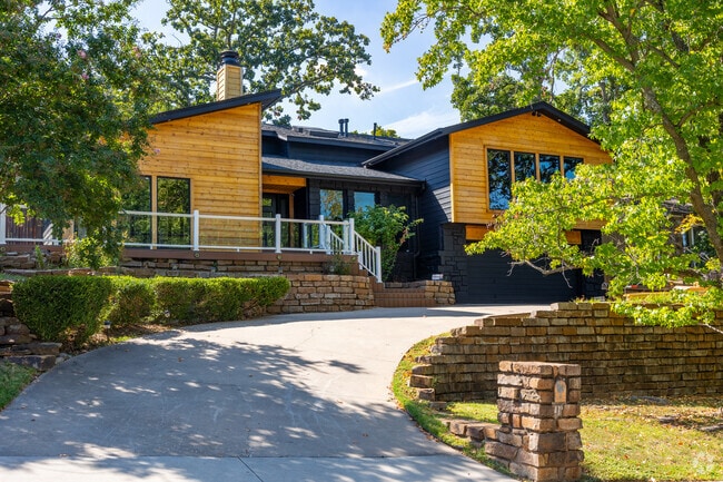 A remodeled wood home in Brookwood features a blend of classic charm and modern comfort.
