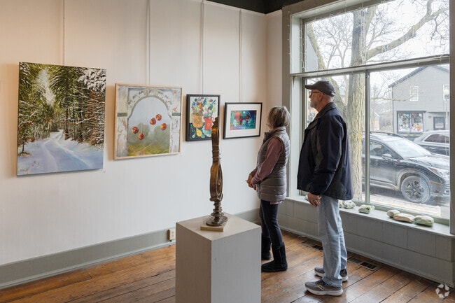 Starkweather Arts Center in Washington Township is a creative hub offering art exhibits, classes, and community events in a historic setting.