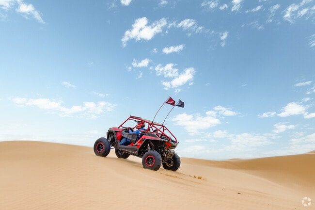 Locals love the rush of adventure at the nearby Imperial Sand Dunes, a favorite spot for ATV and OHV riders in Calipatria.