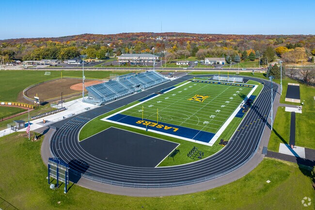 Kettle Moraine High School in Ottawa has multiple outdoor amenities for its students.