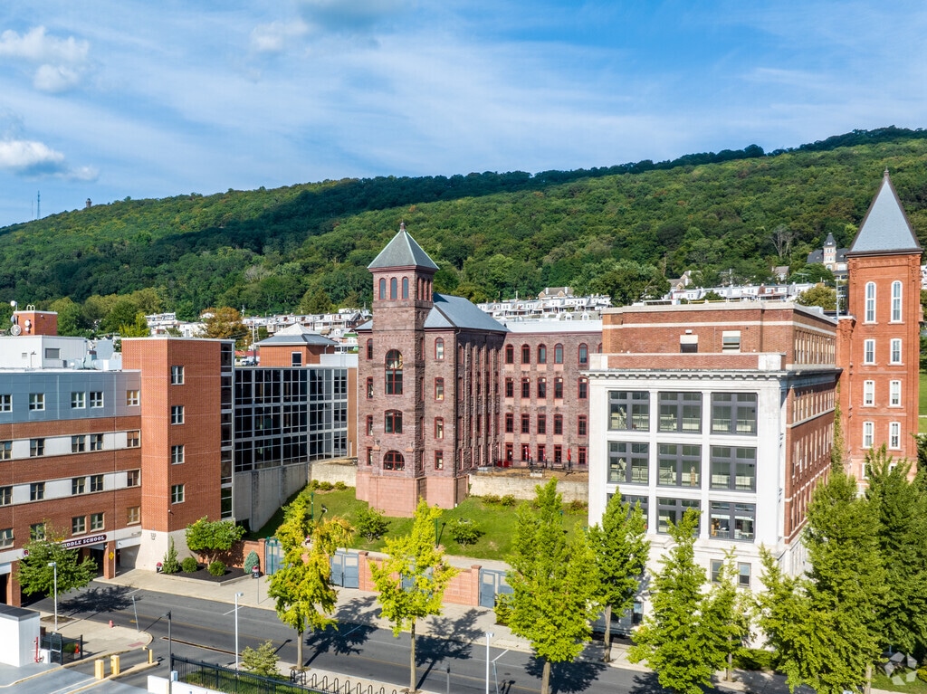 Central Middle School is housed in a historic school building with a modern contemporary edge.