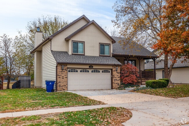 This Harrison Park home has a large front porch.