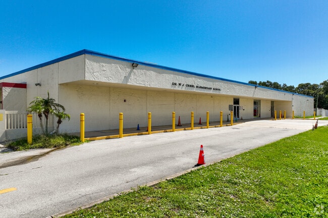 Dr. W.J. Creel Elementary School serves students from grades K-5.