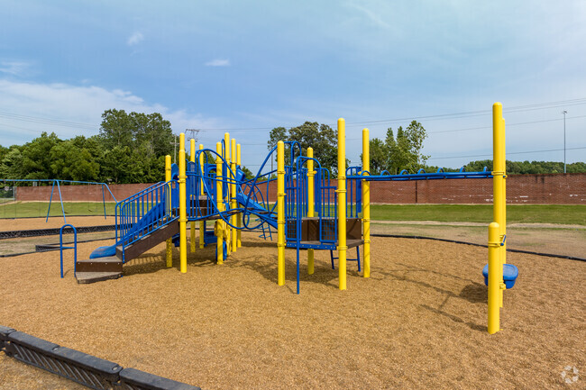 Kids can refresh on the playground at Olive Branch Intermediate School.