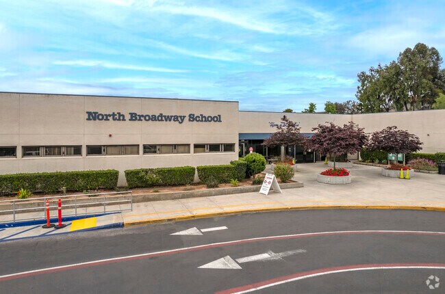 North Broadway Elementary School can be walked to by many residents.