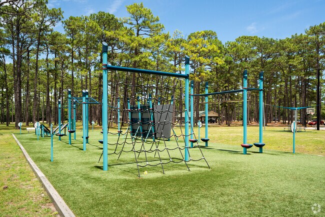 Train like a ninja at Long Leaf Hills Park.