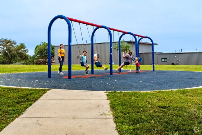Broken Arrow Park has a great swing set and playground the kids will love.