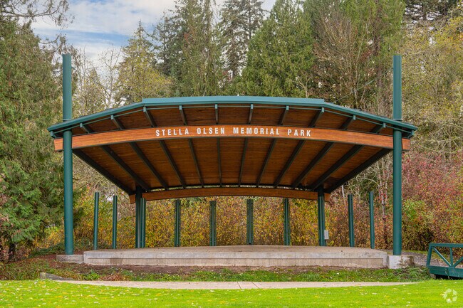 Summer concerts are held at Stella Olsen Memorial Park.