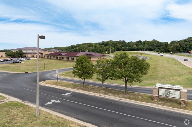 Collinsville Middle School focuses on core subjects like English.