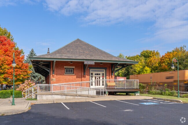 The Beaver Heritage Museum resides in a historic train station.