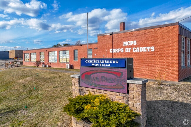 Christiansburg high school is known for its athletics, with the longest state championship winning streak in Virginia history.