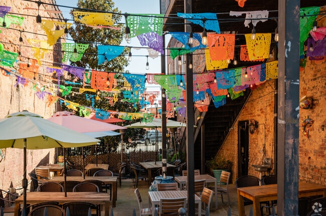 Colorful decorations can be found in Greer.