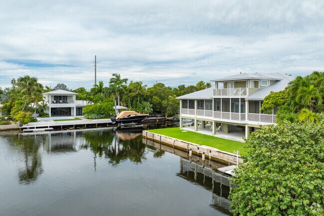 You can find waterfront neighbors across the canals in New Town.