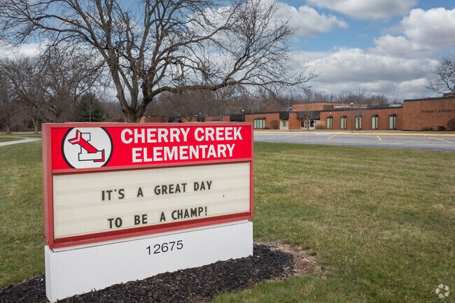 Cherry Creek Elementary School, Sign.