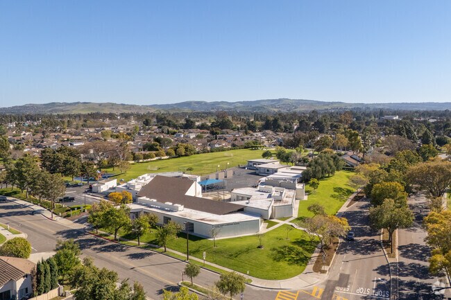 Sweeping views of Stone Creek Elementary School and the surrounding area.