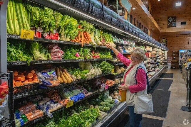 Selecting pristine vegetables is always easy at Fieldstone in the Marion Center neighborhood.