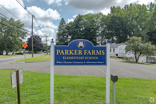 Parker Farms Elementary School is located at 30 Parker Farms Road in Wallingford, CT.