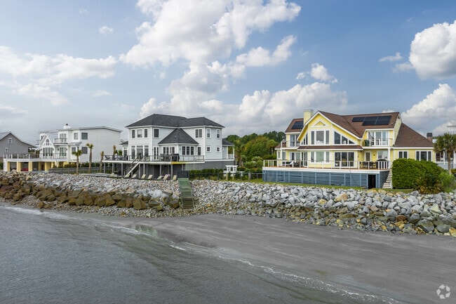 Sullivan's Island is famous for their oceanfront homes right along the local beaches.
