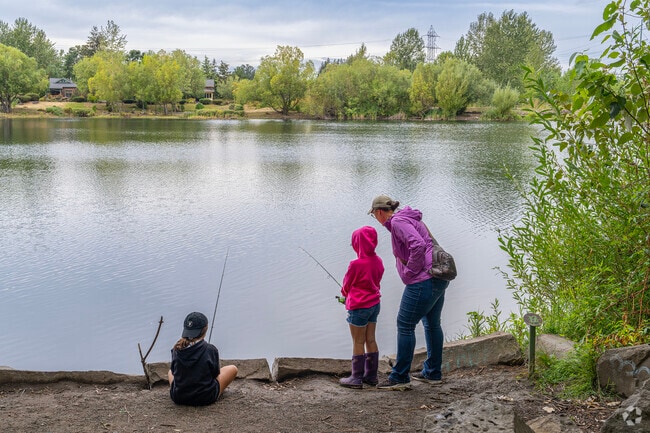 Fishing at Salish Ponds Wetlands Park offers a serene escape in the heart of Northwest Gresham.