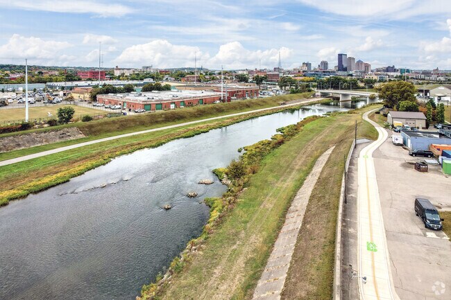 Old North Dayton is located northeast of Downtown Dayton, and is surrounded by two rivers.