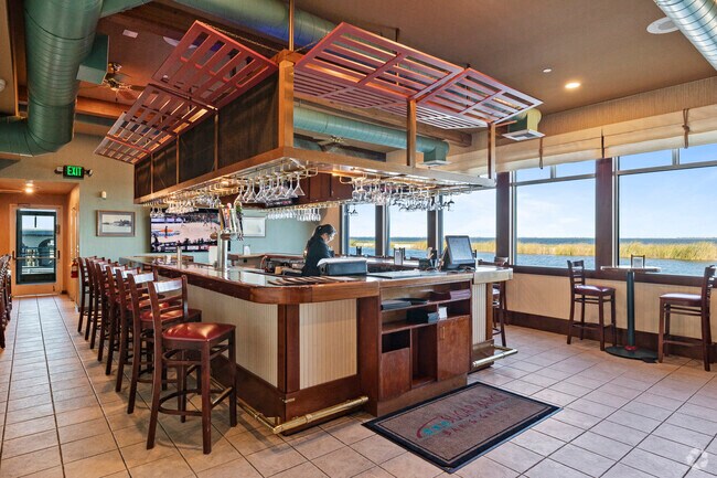 Bethel Island locals enjoy lunch and dinner at Sugar Barge Waterfront Bar & Grill.