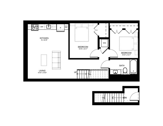 Explore this spacious urban layout with modern amenities for comfortable living.