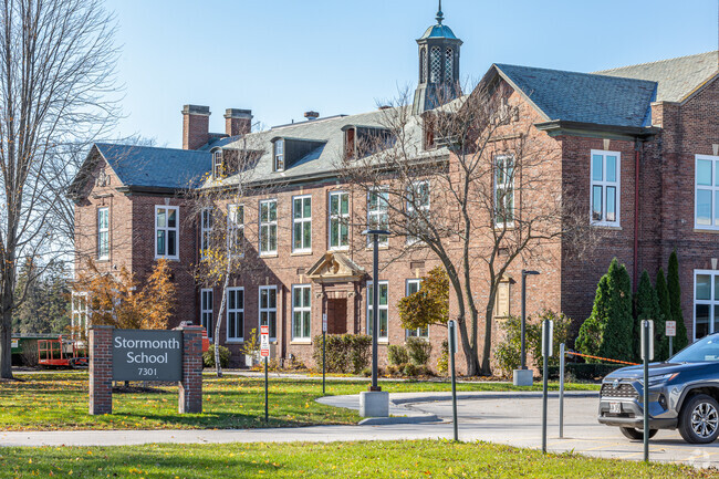 Stormonth Elementary is a beautiful school in Fox Point, WI.