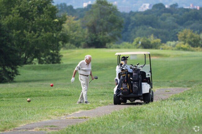 The neighborhood features two golf courses minutes from each other.