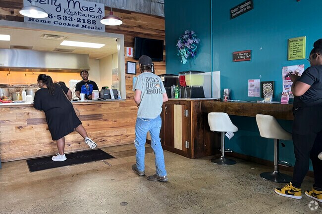 Get to Betty Mae's Restaurant early, as they fill up fast.