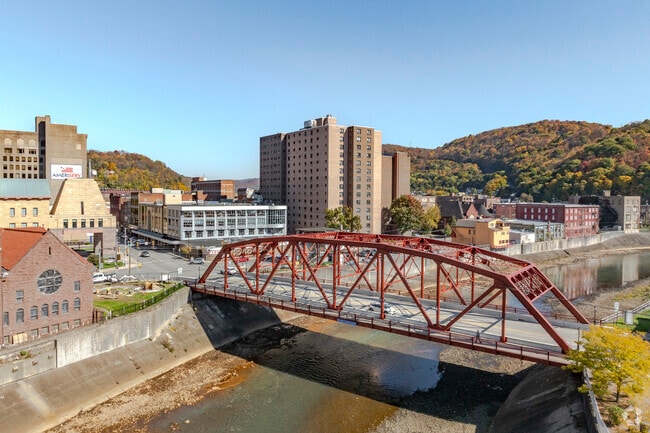 The Fireman's Memorial Bridge is one of eight bridges in Downtown Johnstown.