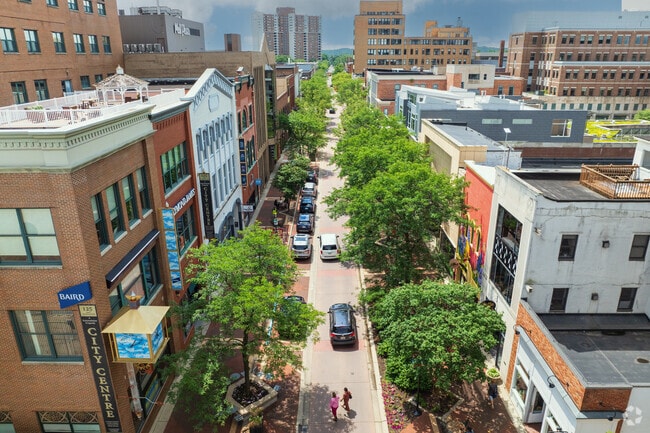 The Kalamazoo Mall was the first open-air outdoor mall in the country, established in 1959.