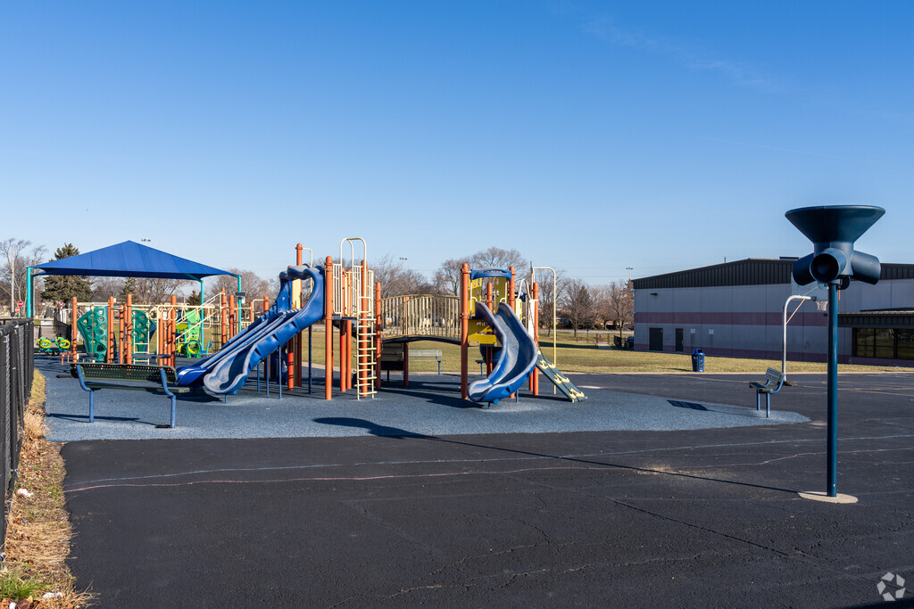 Your kids will love the playground at Hillside Elementary School.
