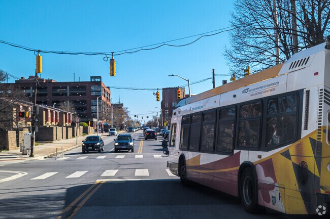 Public transportation is a breeze in Butcher's Hill.