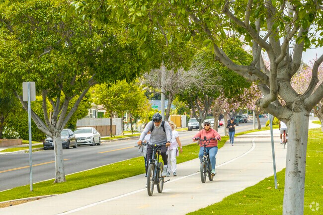 The Chandler Bikeway gives locals of Chandler Park a 2 mile stretch of road for walking or cycling.