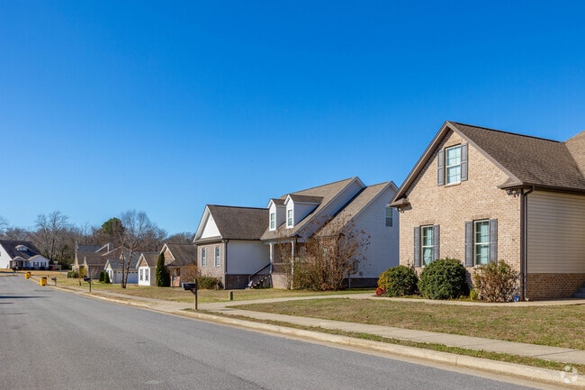 Many homes in the city of Fairview are newer builds with a variety of styles.